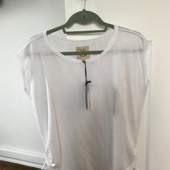 Chaser white drawstring side shirt - Picture 2 of 3